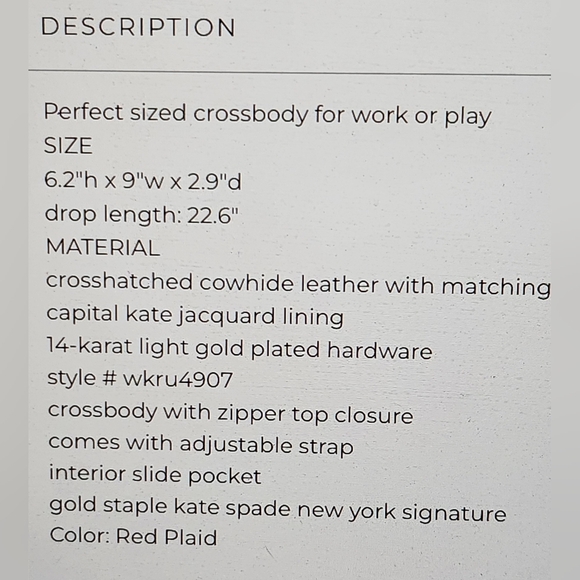 KATE SPADE NEW YORK Brightwater Drive Hanna Crossbody - Picture 8 of 8